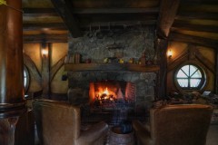 Pull a chair up to the fireplace and enjoy your ale